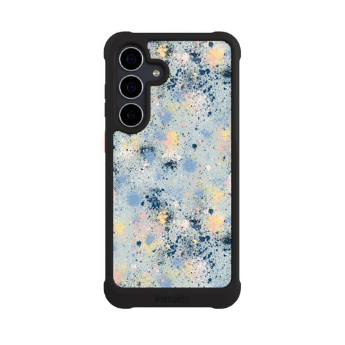 Samsung Galaxy S25 FE NIVOmax Tintentropfen Staub Textur Blau