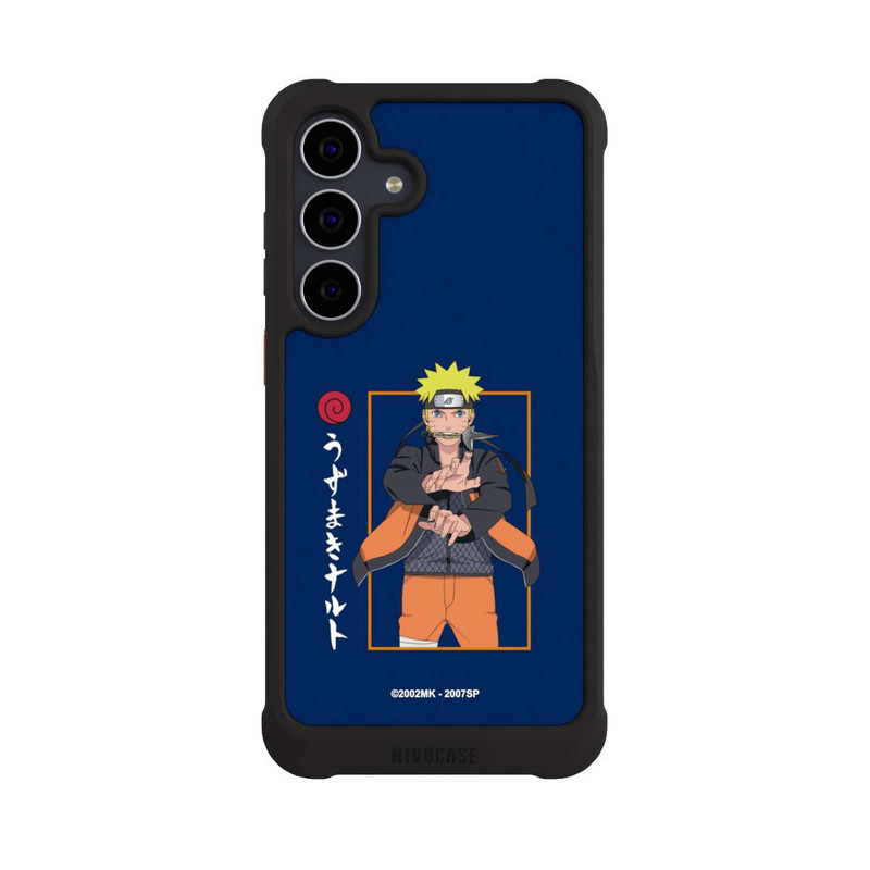 Galaxy S25 FE NIVOmax Naruto Kampfposition Blau