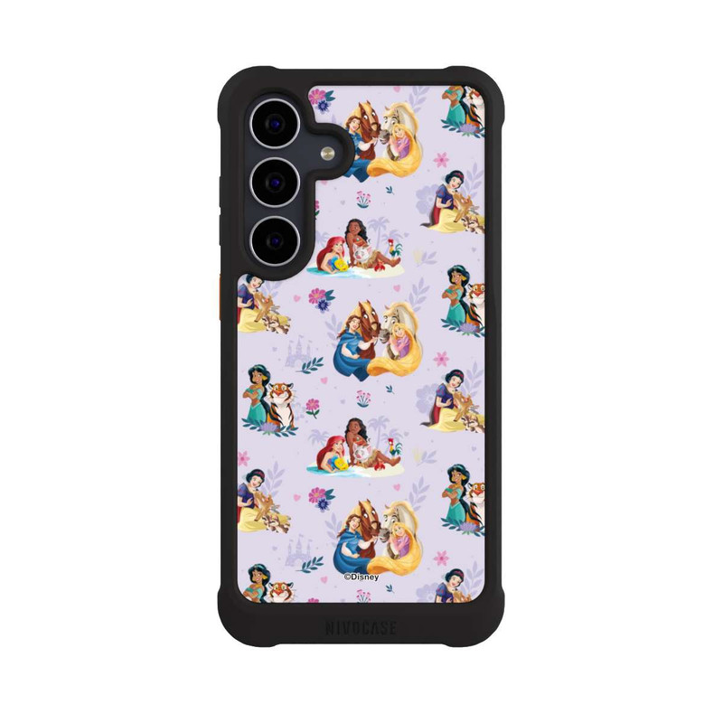 Galaxy S25 FE NIVOmax Princess Floral Pattern Purple