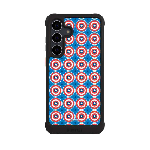 Samsung Galaxy S25 FE NIVOmax Captain American Shield Pattern