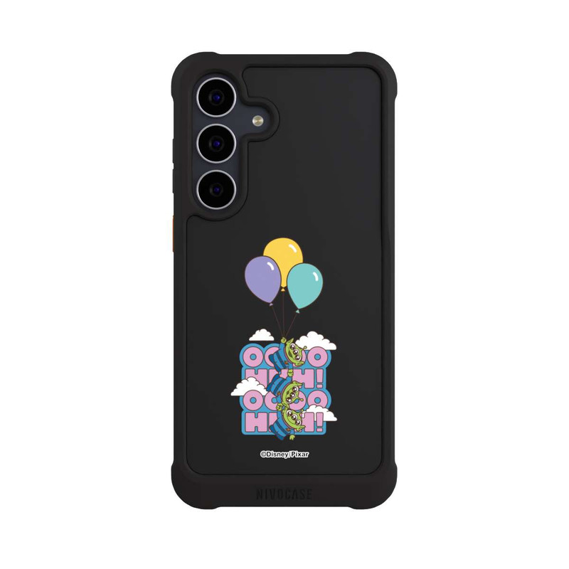 Galaxy S25 FE NIVOmax Toy Story Aliens Balloons OOOOHHH Transparent