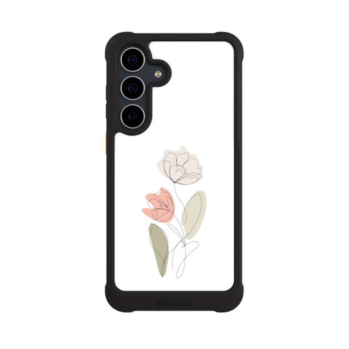 Samsung Galaxy S25 FE NIVOmax Blume Line Art Beige