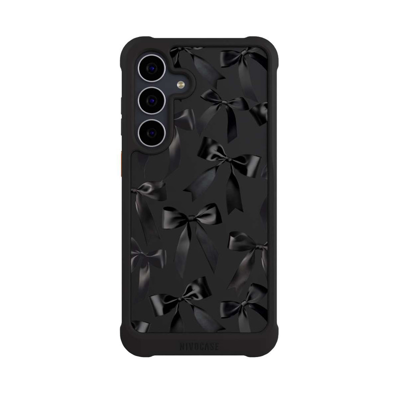 Galaxy S25 FE NIVOmax Black Satin Bow