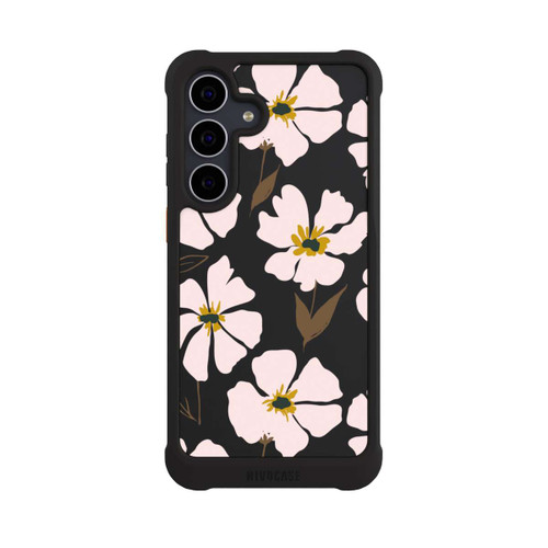 Samsung Galaxy S25 FE NIVOmax Simple Pastell Flowers Rose Transparent