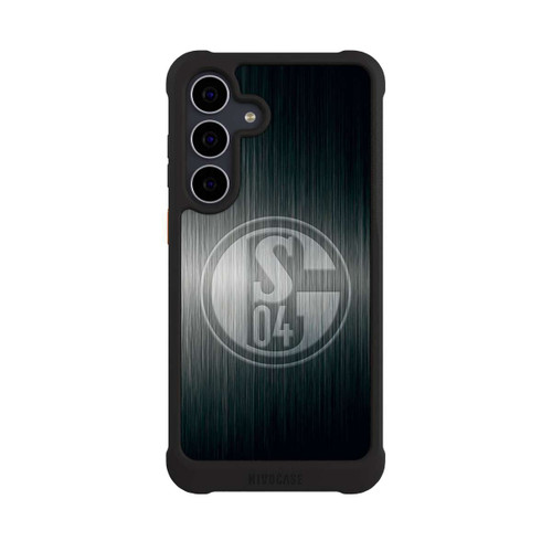 Samsung Galaxy S25 FE NIVOmax Schalke 04 Metall Look