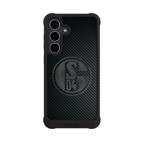 Samsung Galaxy S25 FE NIVOmax Schalke 04 Carbon Look