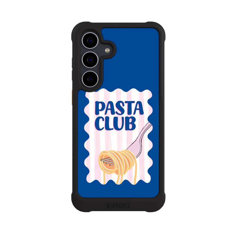 Galaxy S25 FE NIVOmax Pasta Club in Blue and Pink
