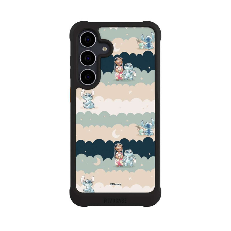 Galaxy S25 FE NIVOmax Stitch Pastel Stars Pattern