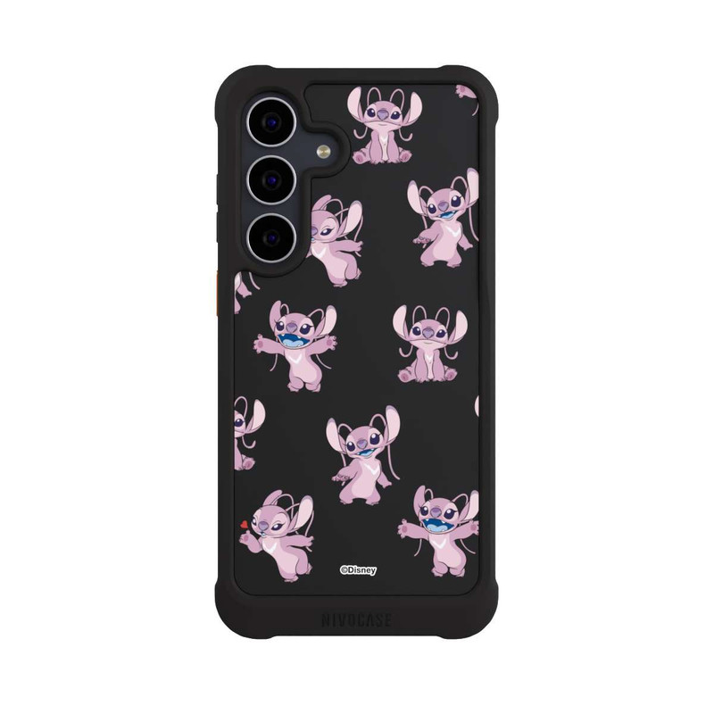 Galaxy S25 FE NIVOmax Angel Faces Pattern Transparent