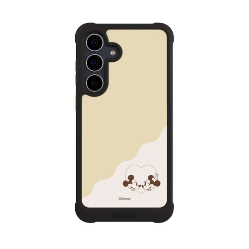 Samsung Galaxy S25 FE NIVOmax Mickey and Minnie Love Heart Beige