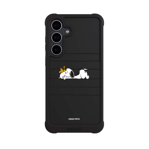 Samsung Galaxy S25 FE NIVOmax Snoopy Woodstock Streifen Peanuts Transparent