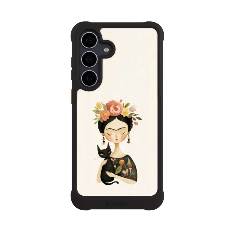 Galaxy S25 FE NIVOmax Mexikanische Ikone und Katze