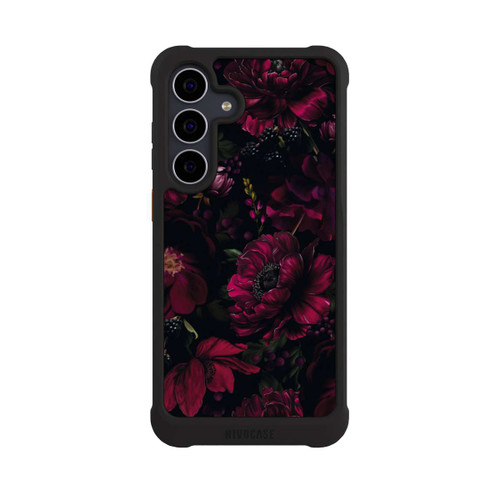 Samsung Galaxy S25 FE NIVOmax Dunkle Rote Blumen Liebe