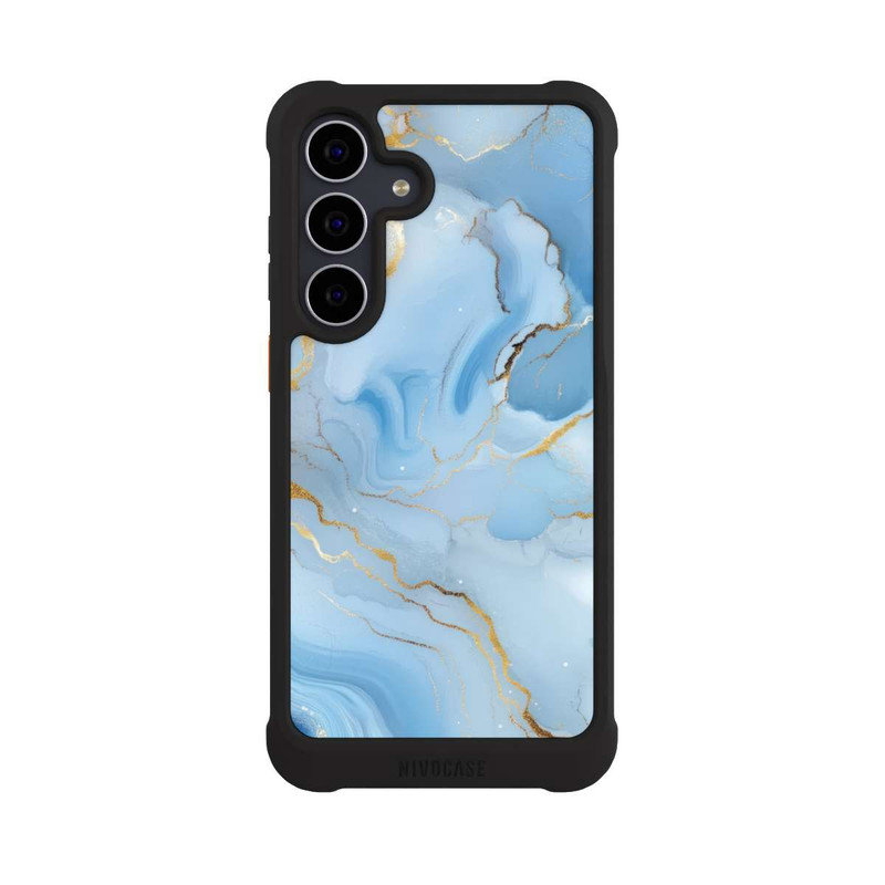 Galaxy S25 FE NIVOmax Blauer Marmor