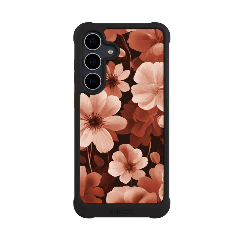 Galaxy S25 FE NIVOmax Rote Negativblumen mit KI