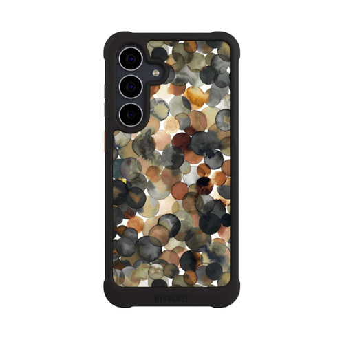 Samsung Galaxy S25 FE NIVOmax Watercolor Dots Brown Pattern