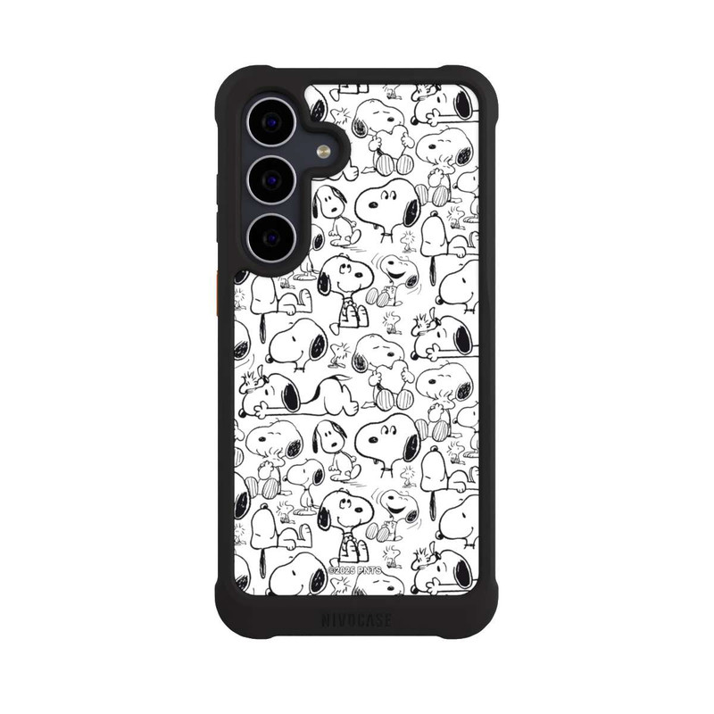 Galaxy S25 FE NIVOmax Classic Snoopy Pattern White