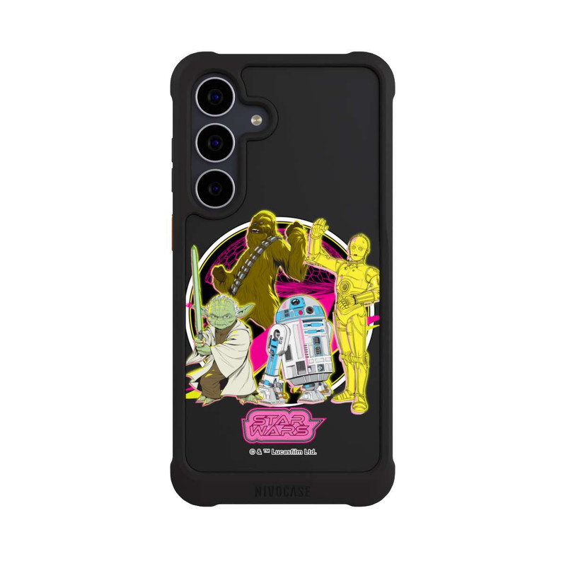 Galaxy S25 FE NIVOmax Star Wars Heroes Neon