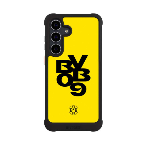 Samsung Galaxy S25 FE NIVOmax BVB09 Schwarz Gelb