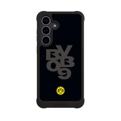 Samsung Galaxy S25 FE NIVOmax BVB09 Grau Schwarz