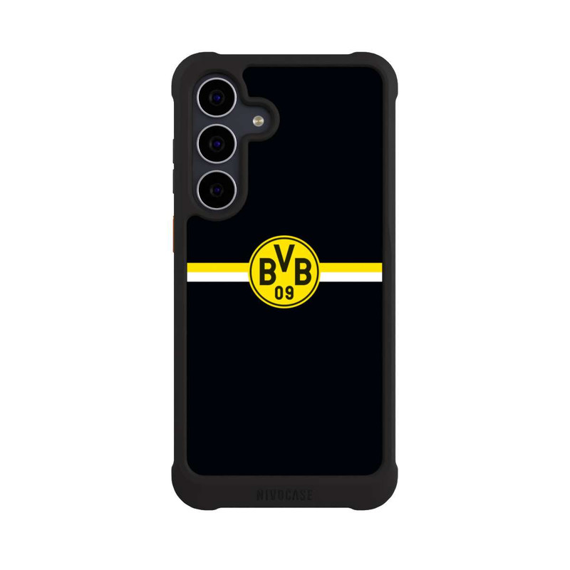 Galaxy S25 FE NIVOmax BVB Logo Stripes