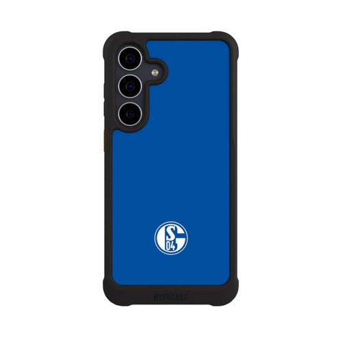 Samsung Galaxy S25 FE NIVOmax FC Schalke 04 Logo Blau