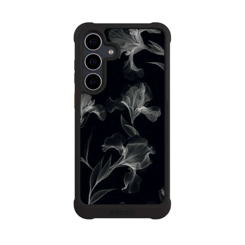 Samsung Galaxy S25 FE NIVOmax Blumen Schwarz-Weiß Röntgenaufnahme