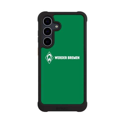 Samsung Galaxy S25 FE NIVOmax Werder Bremen Schriftzug Raute Grün