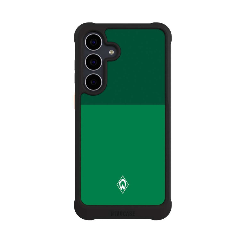 Galaxy S25 FE NIVOmax Werder Bremen Grün auf Grün