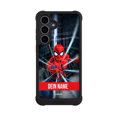 Samsung Galaxy S25 FE NIVOmax Spiderman Webs in Action Personalisierbar