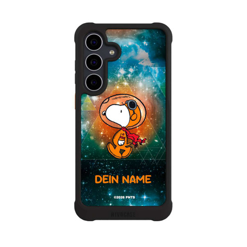 Samsung Galaxy S25 FE NIVOmax Snoopy Weltraumreisender Personalisierbar