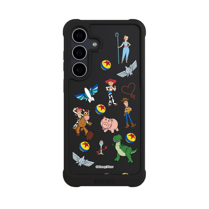 Galaxy S25 FE NIVOmax Toy Story 5 Hero Toys Pattern Transparent