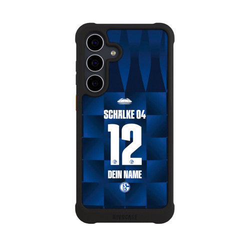 Samsung Galaxy S25 FE NIVOmax Schalke 04 Trikot Personalisierbar 26-27