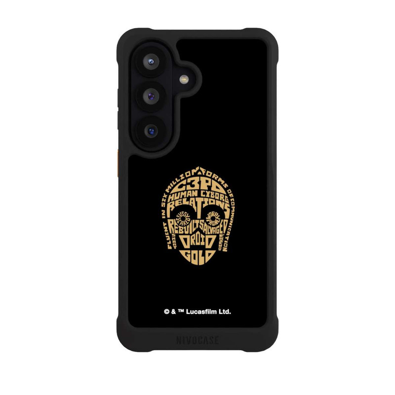 Galaxy S26 NIVOmax C3PO Typo Graphic