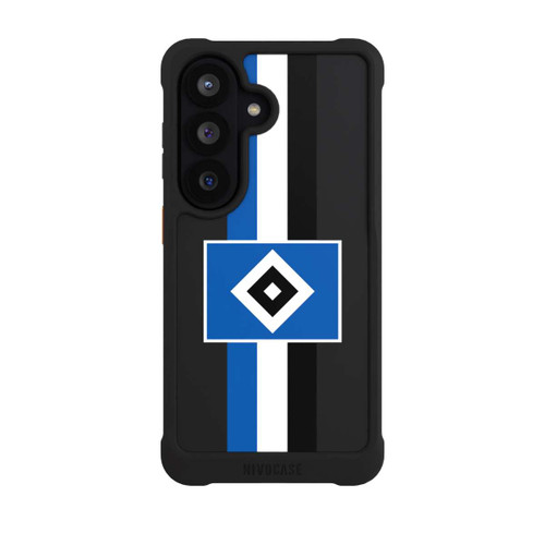 Samsung Galaxy S26 NIVOmax HSV Streifen - Blau-Weiß-Schwarz - ohne Hintergrund