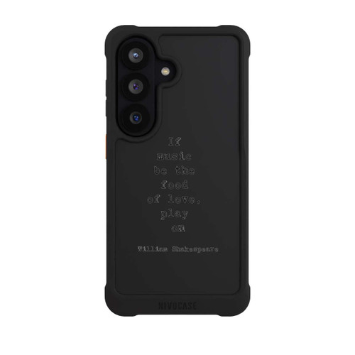 Samsung Galaxy S26 NIVOmax Shakespeare Music Food Transparent