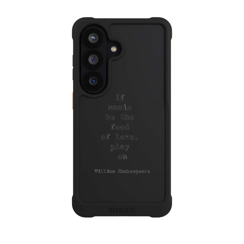 Galaxy S26 NIVOmax Shakespeare Music Food Transparent