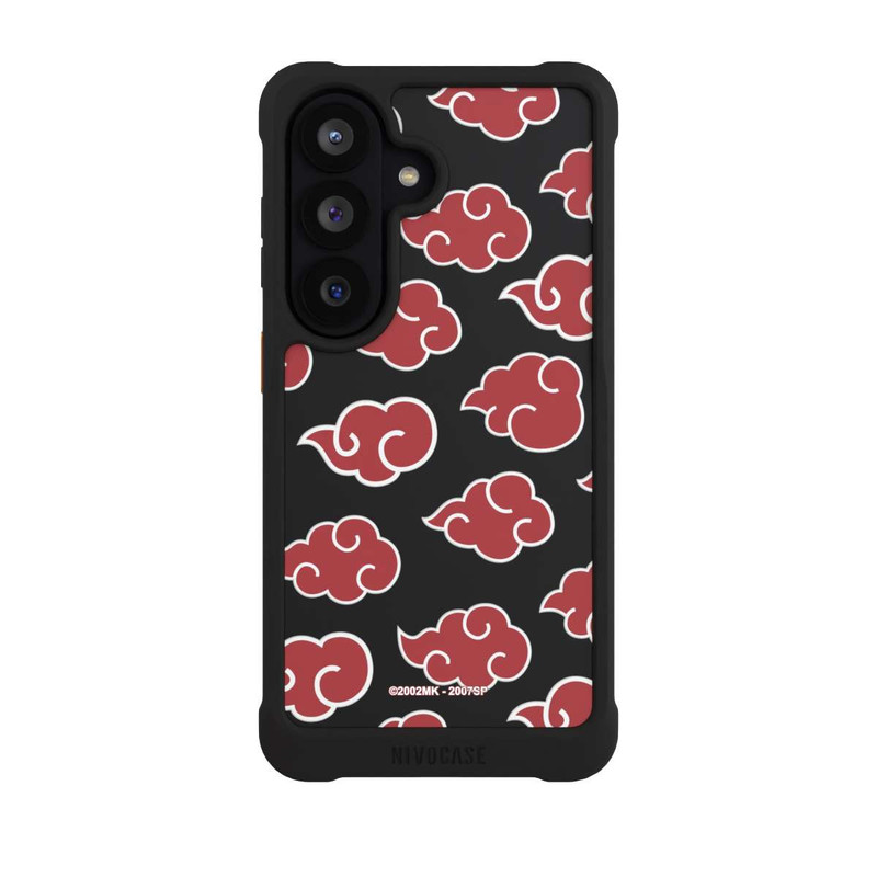 Galaxy S26 NIVOmax Akatsuki Pattern Transparent