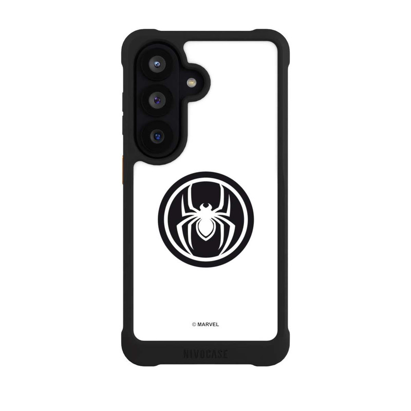 Galaxy S26 NIVOmax Spider-Man Logo White