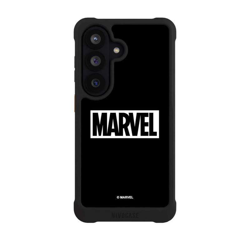 Galaxy S26 NIVOmax Marvel Logo Black