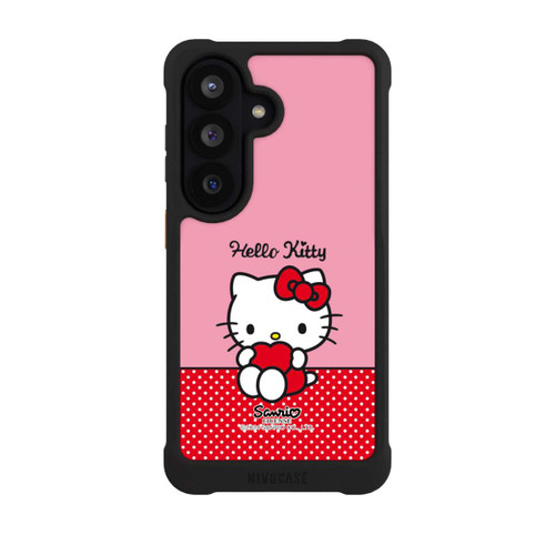 Samsung Galaxy S26 NIVOmax Hello Kitty sitzend mit Herz