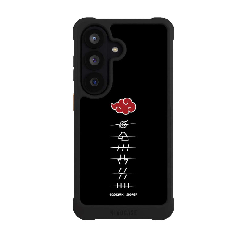 Galaxy S26 NIVOmax Akatsuki Member Symbols Black