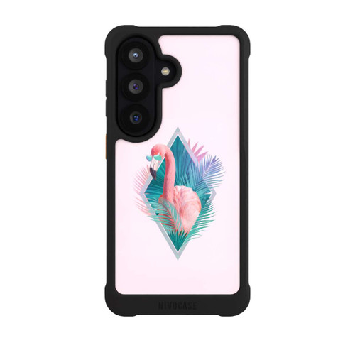 Samsung Galaxy S26 NIVOmax Tropical Leaves Flamingo