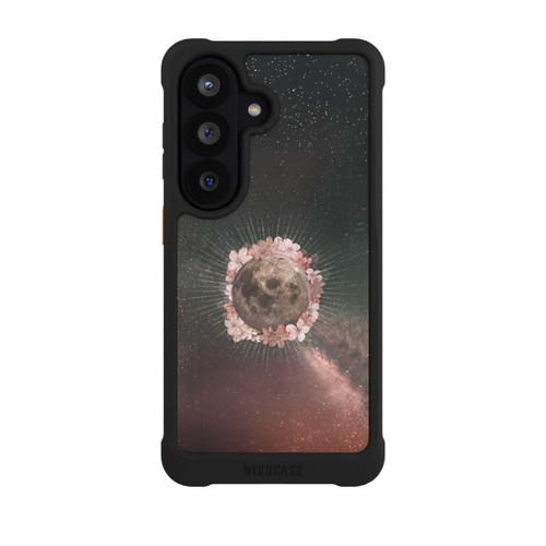 Samsung Galaxy S26 NIVOmax Blumen und Mondlicht