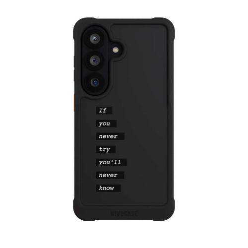 Samsung Galaxy S26 NIVOmax If You Try Black Transparent