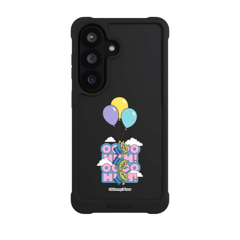 Galaxy S26 NIVOmax Toy Story Aliens Balloons OOOOHHH Transparent