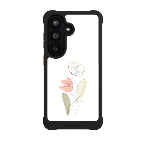 Samsung Galaxy S26 NIVOmax Blume Line Art Beige