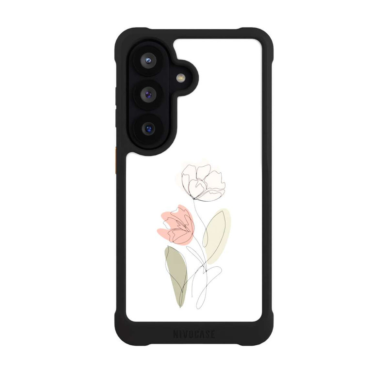 Galaxy S26 NIVOmax Blume Line Art Beige