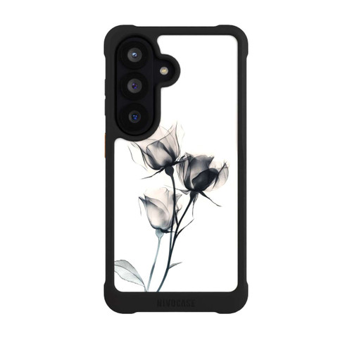 Samsung Galaxy S26 NIVOmax Schwarze Blume