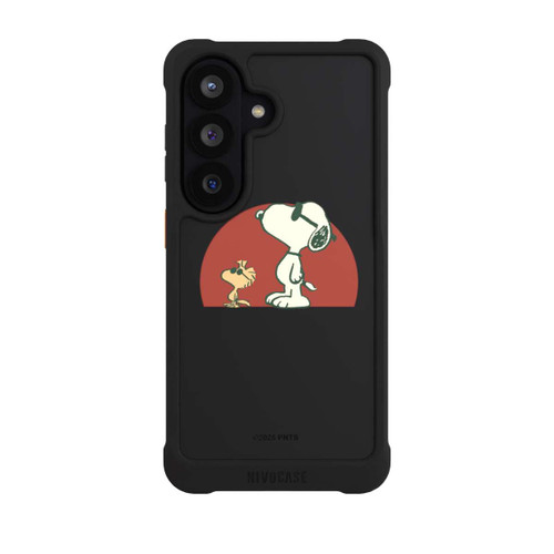 Samsung Galaxy S26 NIVOmax Snoopy Woodstock Far Out transparent